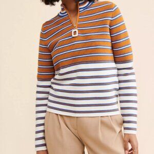 Anthropologie Zip-Up Pullover